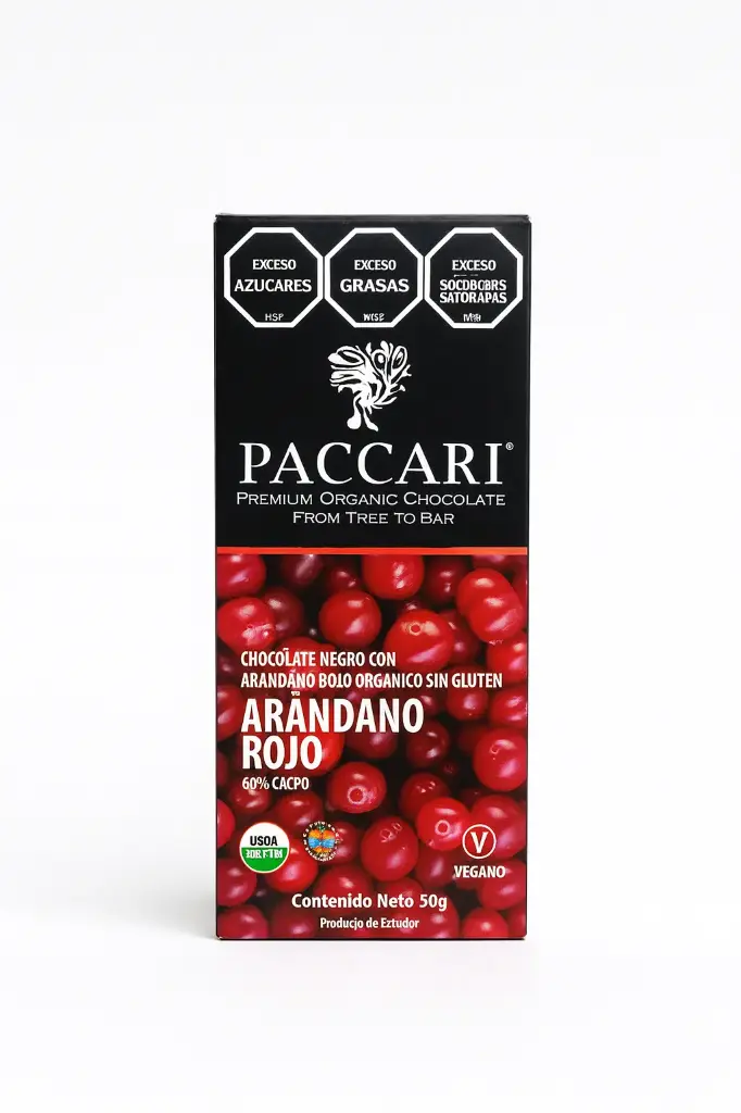 Chocolate Negro Arandano rojo - Paccari