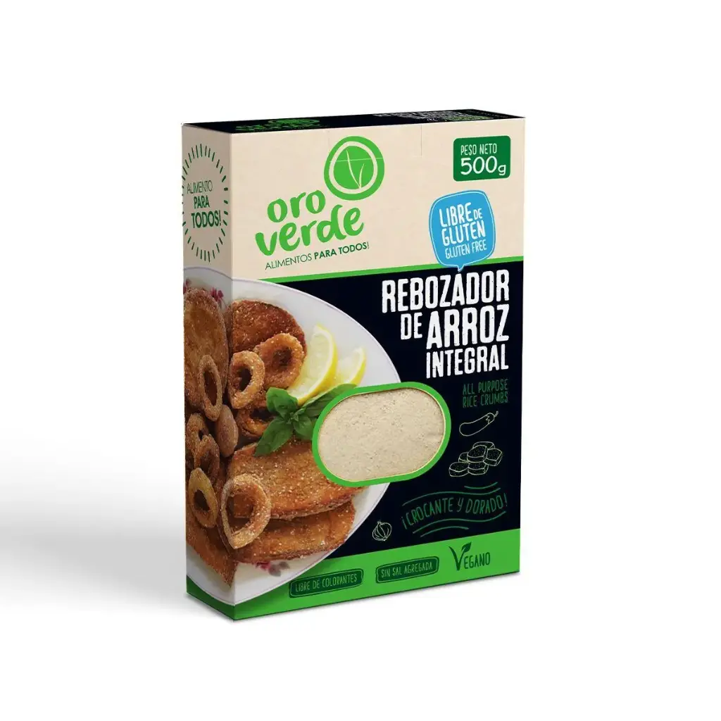 Rebozador de Arroz Integral Sin Gluten - Oro Verde