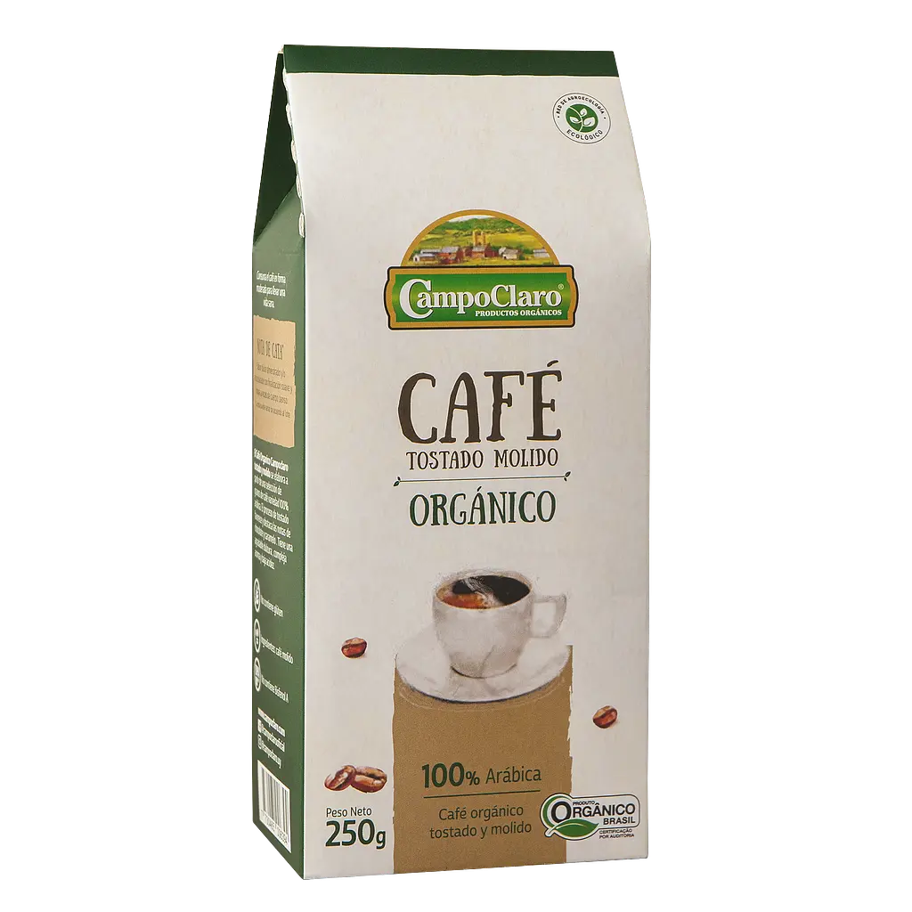 Cafe Tostado molido 250g - Campo Claro