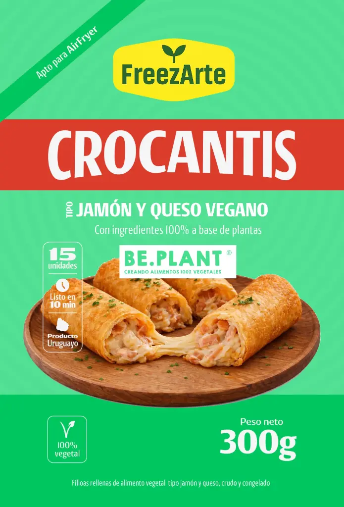 Crocantis Jamon y queso vegetal