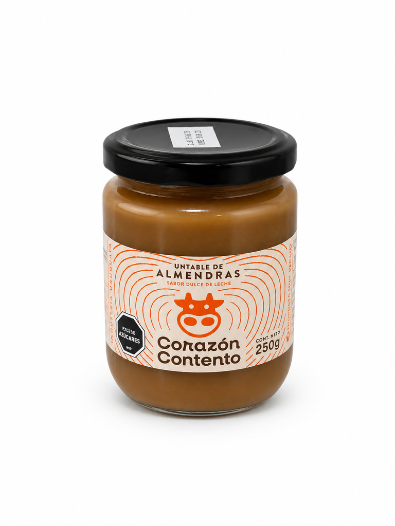Dulce de leche de almendras - Corazón Contento 
